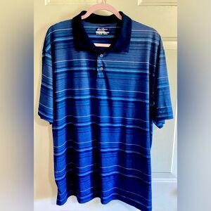 Ben Hogan Performance Men's Blue Stretch S/S Polo Shirt Size XL(46-48)